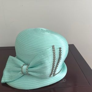 Pastel green hat